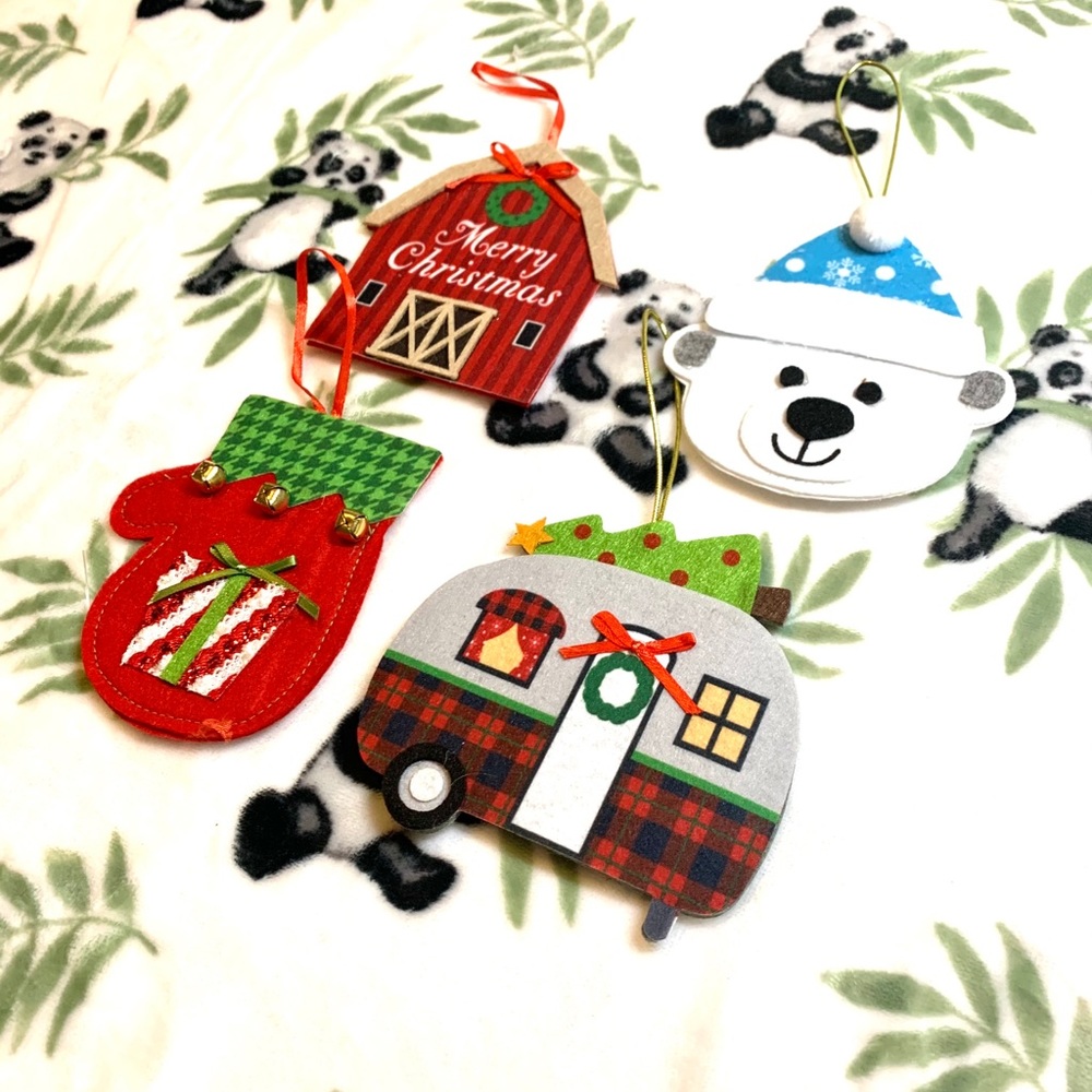 Felt Christmas Ornament & Gift Card Holders